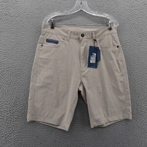 Desert Dunes Chino Shorts Mens 32 Dove Beige‎ UPF 35 Lightweight Performance NWT